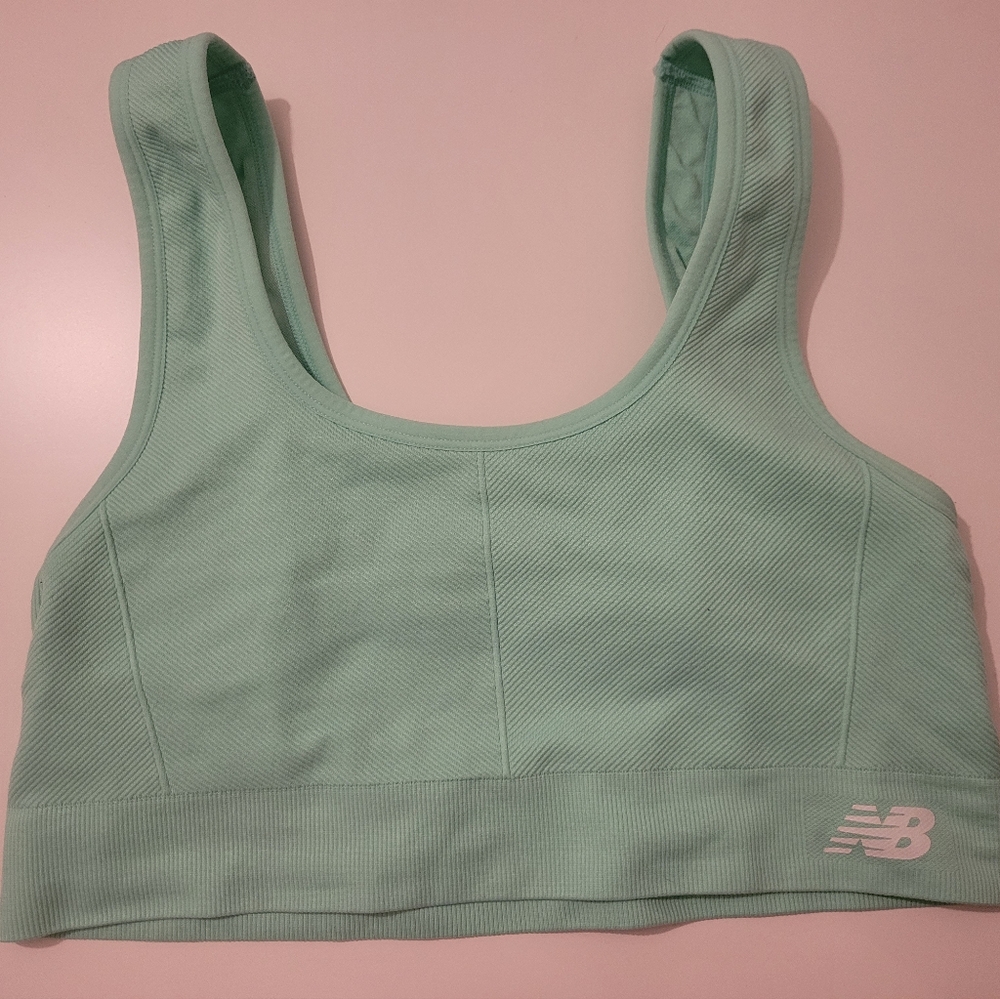 New Balance Women's Green Sports Bra